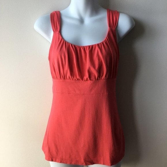 ANN TAYLOR  Coral Top - Picture 1 of 5